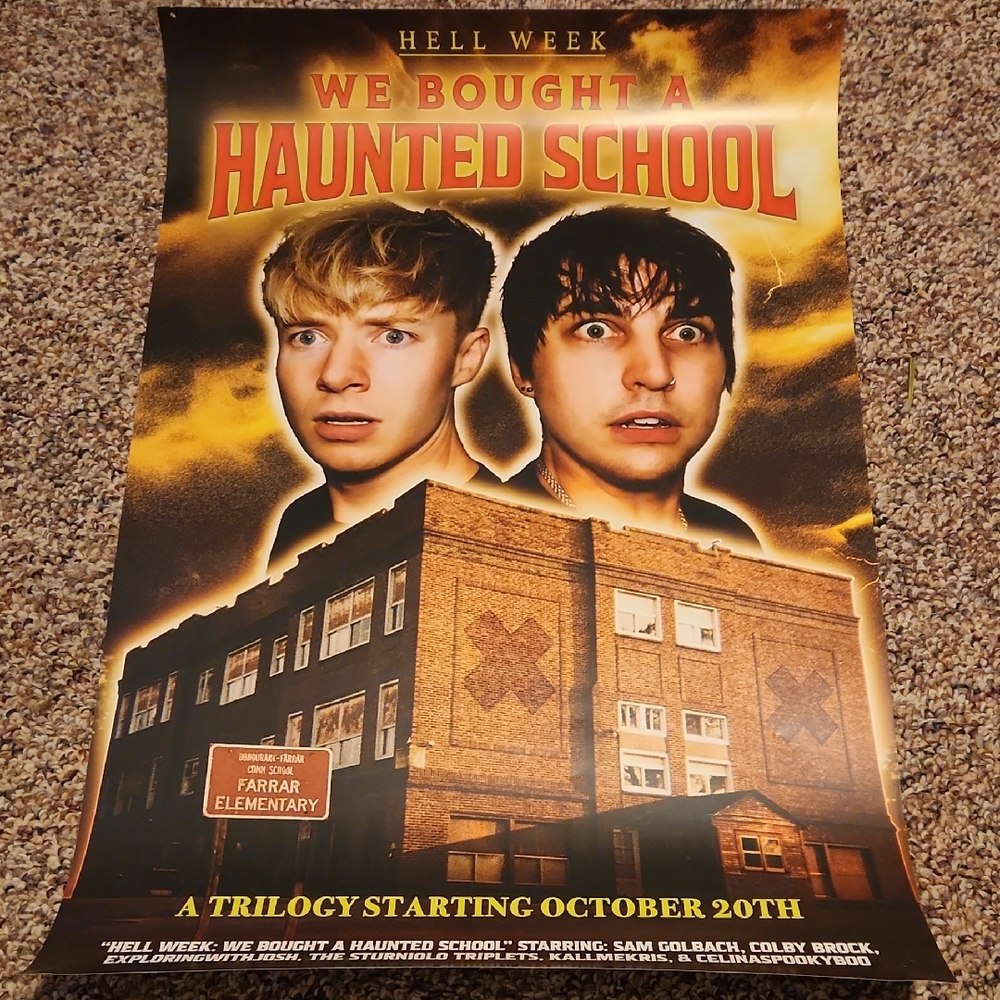 We Bought a Haunted School Poster
